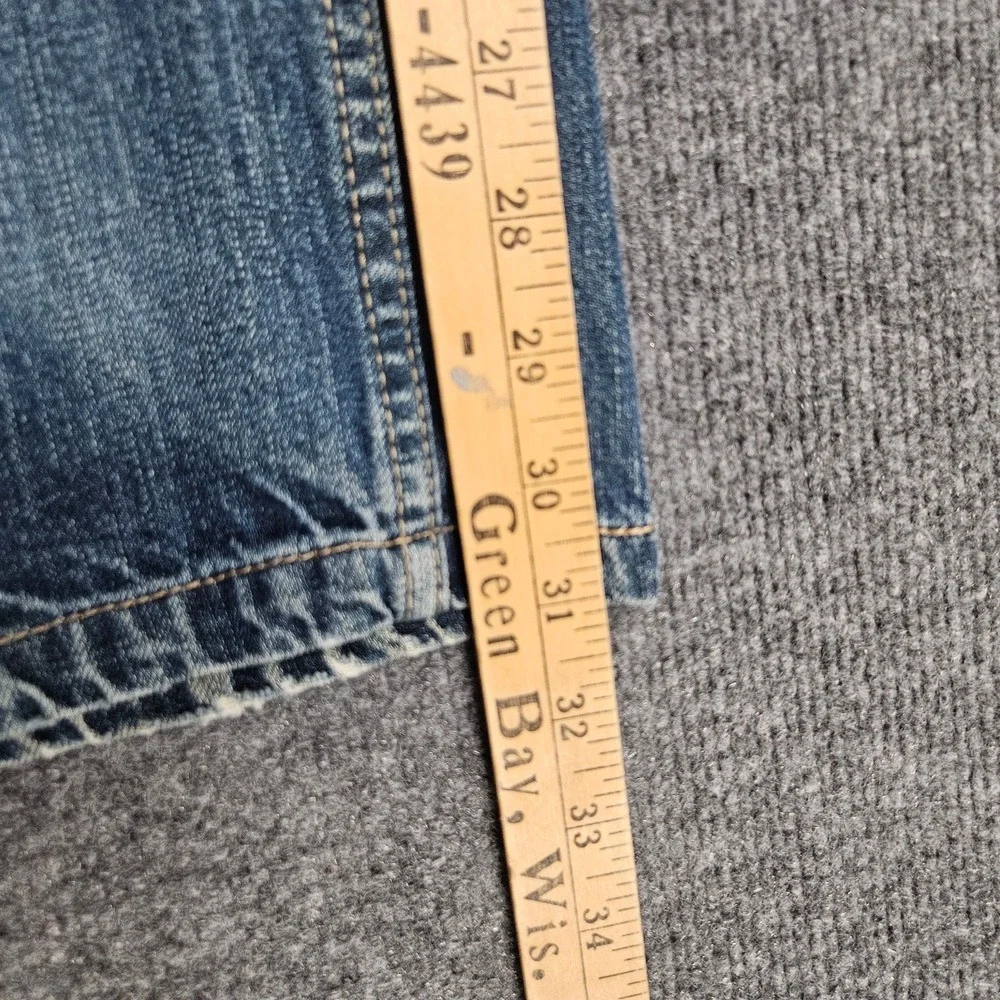Levis 514 Slim Straight Jeans Mens 33x30 Blue Denim Grunge‎ Casual Western